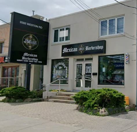 JM Lady Barber storefront in North York